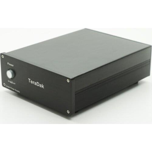 Size(mm):W166 H70 L210 TeraDak DC36V 2A HiFi Fever External Stabilized Linear Power Supply