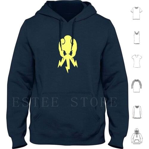 Jay Walker / Lightning Octopus Logo Hoodie Long Sleeve Jay Walker Lightning Pirate Octo Octopus Logo Symbol Kids Spinjitzu