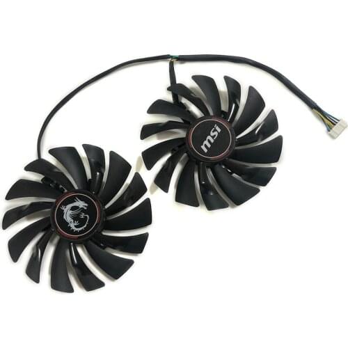 PLD10010B12HH PLD10010S12HH GPU Fan For MSI RX480/580/470/570 GTX950/960/970/980/1060/1070/1080/1080Ti R9 290X/280X/270X Cooling