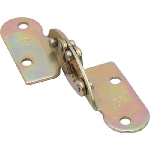 High Quality Hand Tools Hardware Mini Cabinet Drawer Hinge Butt Hinge Copper Gold 4 Small Hinge Hole Hinge Household Supplies