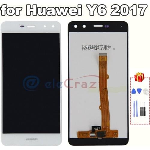 For Original 5.0" Huawei Y6 2017 LCD Display with Touch Screen Digitizer Assembly Replacement 100% Tested