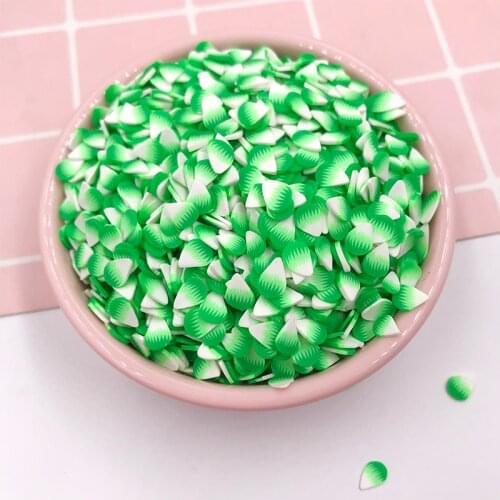 100g 3d Feather Slices Polymer Hot Clay Sprinkles for Crafts DIY Nail Art Decorations Mini Play Toys Phone Decor Home :5mm