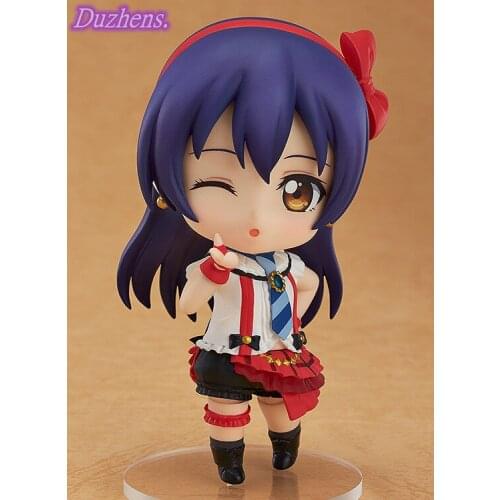 100% Original genuine Love Live! Sunshine!! Umi Sonoda Q version figma PVC Action Figure Anime Figure Model Toy Figure Doll Gift