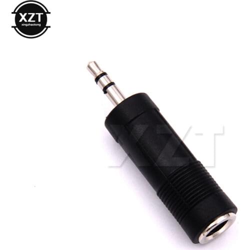 100pcs/lot High Quality Hot Sale 6.5 to 3.5 Earphone Adapter 3.5mm to 6.5mm Male to Female Stereo Socket Audio Converter