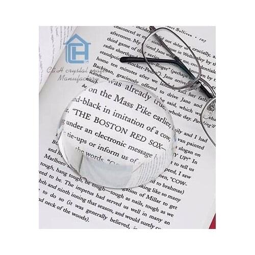 2017 50mm 100pcs/lot vintage glass magnifying dome ball sphere paperweight as home table decoration, cut crystal hemisphere