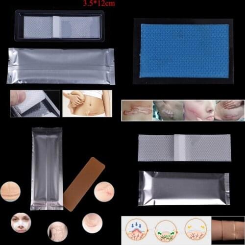 4size Silicone Removal Patch Reusable Acne Gel Scar Therapy Silicon Patch Remove Trauma Burn Sheet Skin Repair
