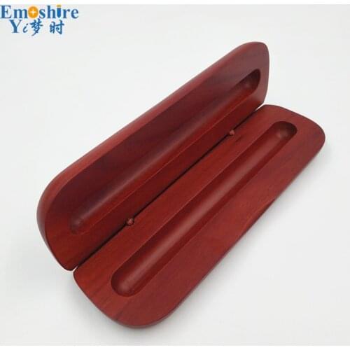 Promotion Creative Wooden Pencil Cases Top Quality Pencil Box for Single Pen Gifts for Weeding Luxury Pencil Cases B017