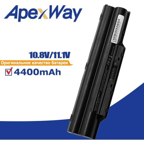 Apexway FMVNBP146 FPCBP145 FPCBP145AP Laptop Battery for Fujitsu LifeBook E8310 S2210 S6310 S6311 S7110 S7111 FMV-S8220