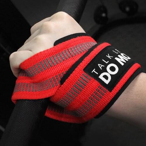 Aolikes 2pcs High Quality Gym Weight Lifting Straps Weightlifting Wrist Weight Band For Men Women Fitness Barbells power sport