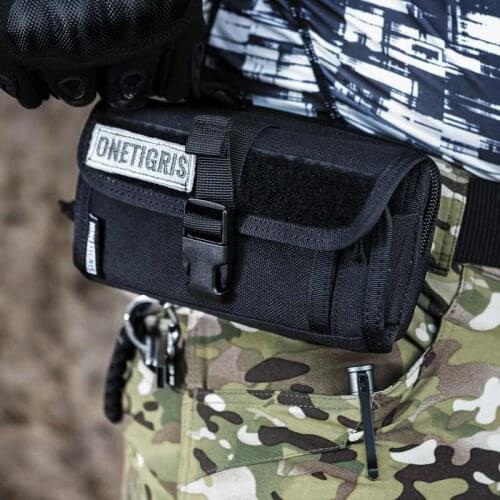 OneTigris Horizontal Phone Pouch ARMOR ONE Molle Cellphone Case Wallet Double layer for iPhone 6 plus/7/7 plus/8/8 plus iPhone X