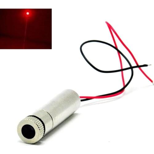 Focusable 50mW 650nm Red Laser Diode Dot Lazer Moudle w Driver DC5V