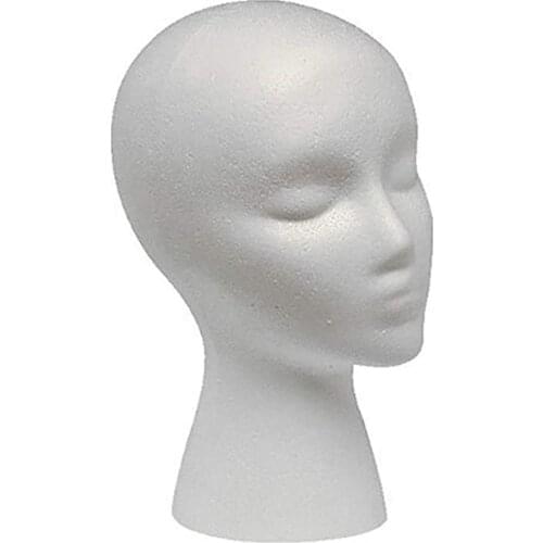 Foam Head Practical Mannequin Head Dummy Head Female Head Model Hat Wig Glasses Convenient Prop Display Hot selling