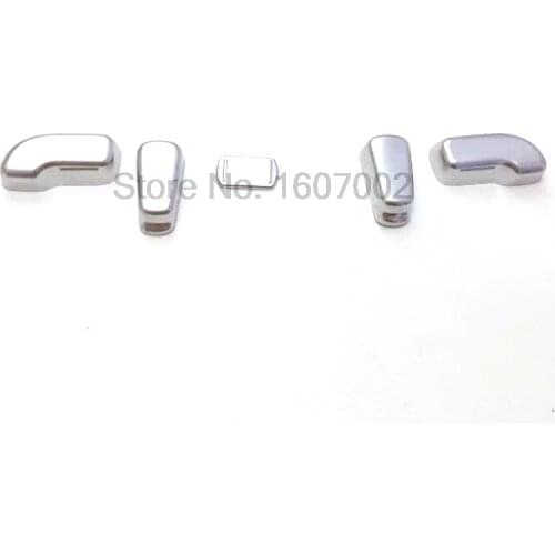 For Nissan TEANA 2016 5pcs Chrome Car Interior Seat Adjustment Switch Button Covers Trim Decotrative Car Accessories