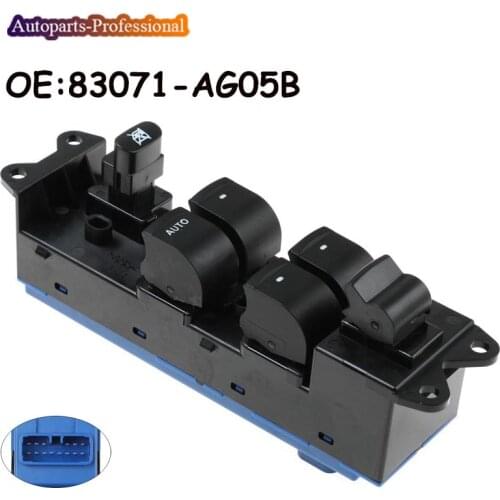 83071-AG05B 83071AG05B New Front Left Driver Side Electric Power Master Window Switch For 2005-2009 Subaru Legacy Outback XT