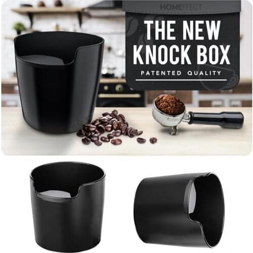 Coffee Knocking Box Shock-Absorbent with Removable Knock Bar Barista Accessory Compact Food Grinder Tampers Coffeeware Garden