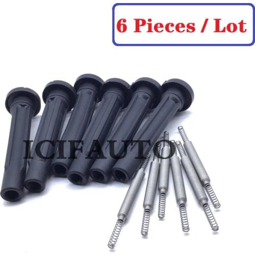 1 , 4 & 6 Pcs Ignition Coil Repair Rubber Kit With Spring For 2006-2008 Suzuki Grand Vitara SX4 3340065J00 / 33400-65J00
