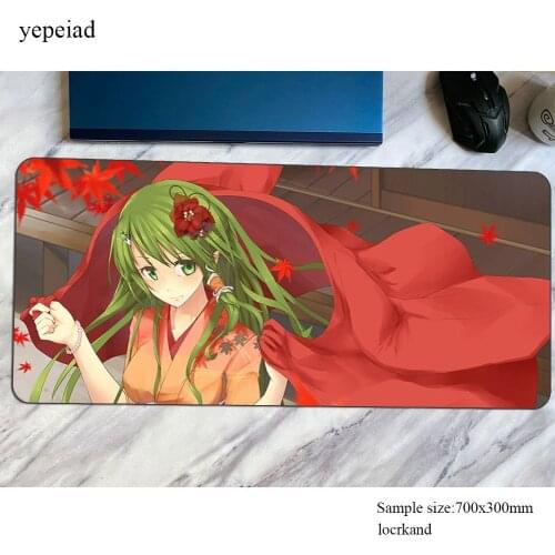Sanae Kochiya mouse pad HD pattern mousepads 900x400x3mm gaming mousepad gamer cool new personalized mouse pads keyboard pc pad