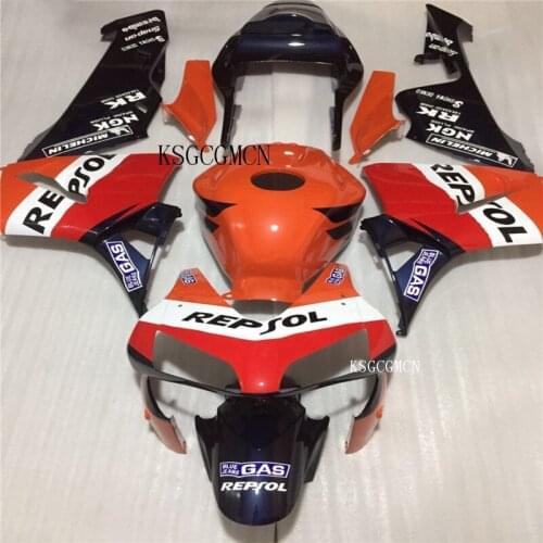 Injection molding) Hot Sales,For Honda CBR600RR F5 2003-2004 CBR600RR 03-04 Black/Orange Sportbike Moto Body Kit Fairings
