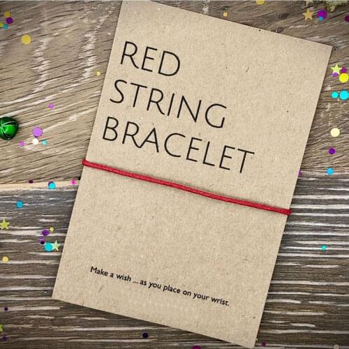 Make A Wish Red String Bracelet Lucky Red String of Fate Couple Bracelet Set Women Men Couple Bracelet for Lucky Jewelry Gift
