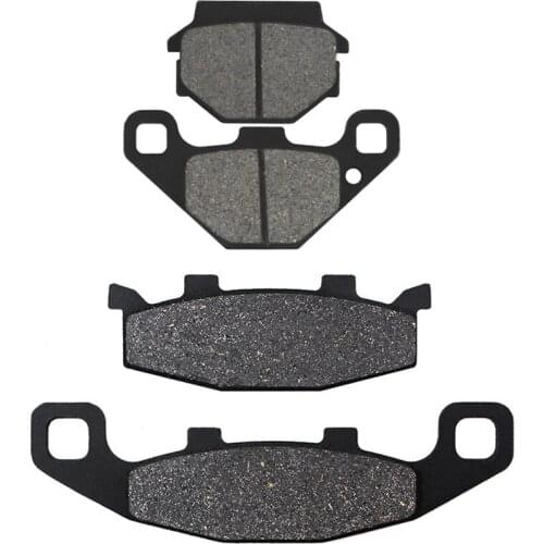 Motorcycle Front and Rear Brake Pads for KAWASAKI ZZR 250 ZZR250 EX250 EX 250 1990-2001