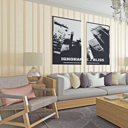 Beibehang The New Stripe Simple Wallpaper Double Engraving Embossed Ventilation Craft Bedroom Parlor Wallpaper Papel de Parede