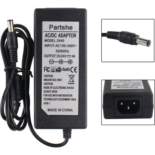 New AC/DC Adapter Power Supply For Zebra GK420d GK420t GX420d GX420t GX430t 24V 4A