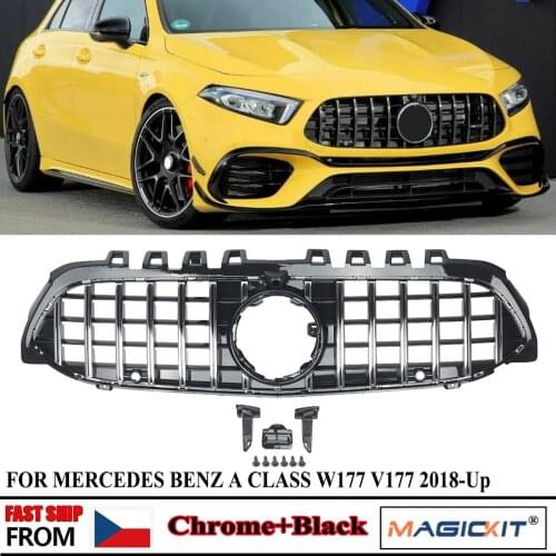 MagicKit For Mercedes A Class W177 Grille Panamericana AMG A45 Look W177 Grill June 2018