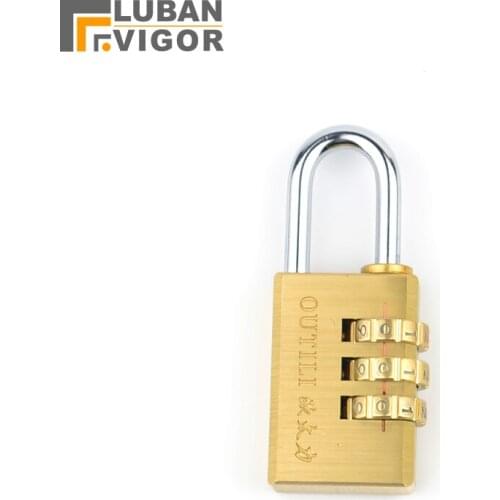 3/4 Digit Handbags Briefcases Outdoor Combination password copper padlock Cabinet/trunk Lock