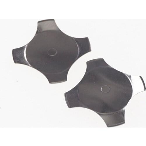 20 Pcs 16.0mm Diameter Cross Type Tactile Metal Domes Center Dimple 350 gf Snap Switch In Bulk by mail