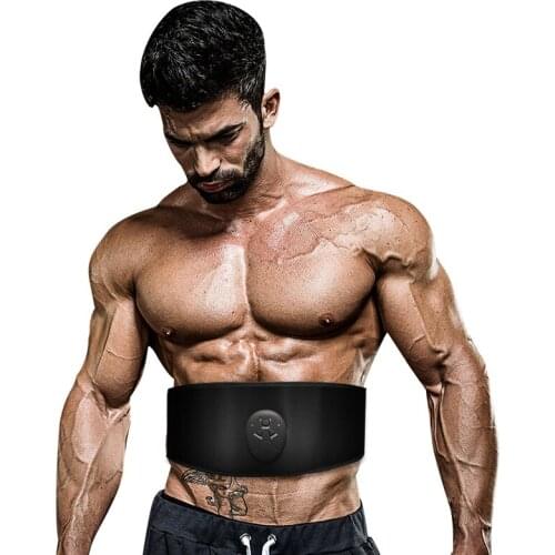 Vita Trainer Stimolatore Massaggio Di Forma Fisica USB Stimolatore Muscolare Smart Addominale Patch Elettrico Cintura Di Perdita