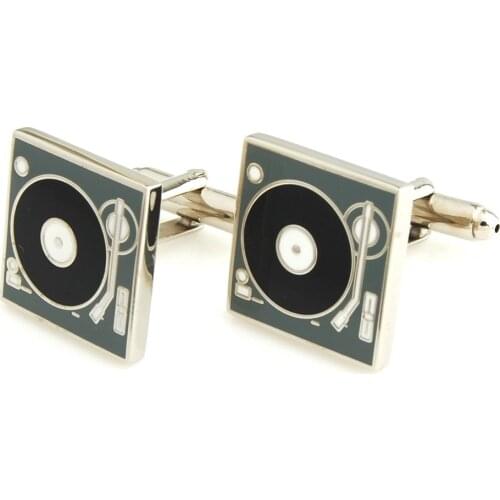 YH-1915 Novelty CD,Headphone Music Cufflinks - Factory Direct Wholesale