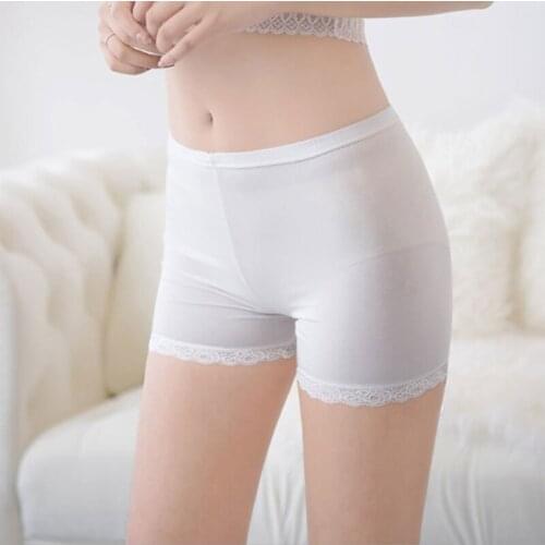 Women Safety Shorts Panties Female Boxer Lingerie Sexy Breathable Stretchy Thigh Shorts Underwear Ladies Solid Color Clothing