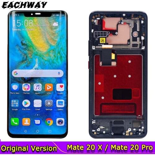 For Huawei Mate 20 Pro LCD Display Touch Screen Digitizer Repair Mate 20 X Original LCD For Huawei Mate 20 LCD Mate20 Pro Screen