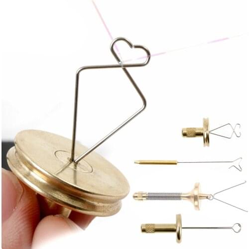 1pcs Fishing Dubbing Twister Spinner Brass Jig Fly Tying Twister Tool Pesca Iscas Copper Portable Fish Tackle Tools 2021 New Hot