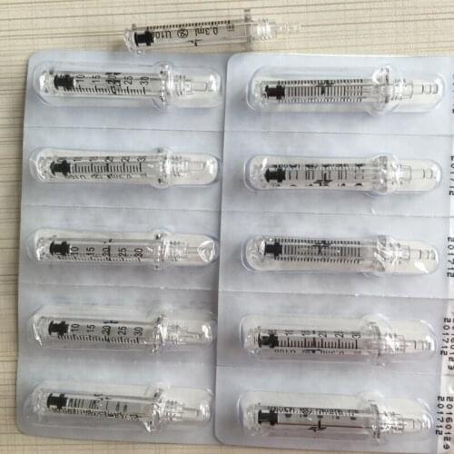 10pcs Ampoule Ampul Bottle Abe Bottle for Hyaluron Pen Ampoule Tip Converter Cushion Sterile SFDA Past