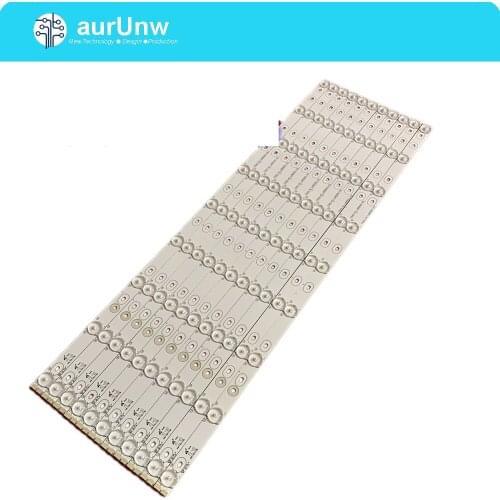 11pcs LED backlight strip 9 lamp for TCL L55F3390A-3D L55F1600 L55F3320-3D C-LB5509-YH1