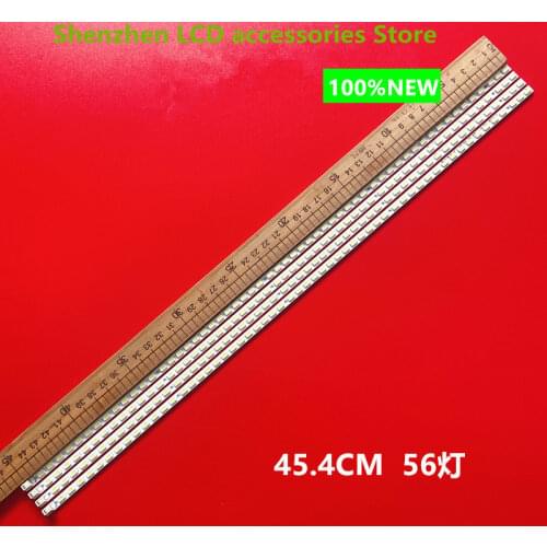 2piece/lot FOR TCL L40P11FBDE D000306A0 LCD TV backlight bar LJ64-02268A LJ64-02267A 1piece=56LED 453MM