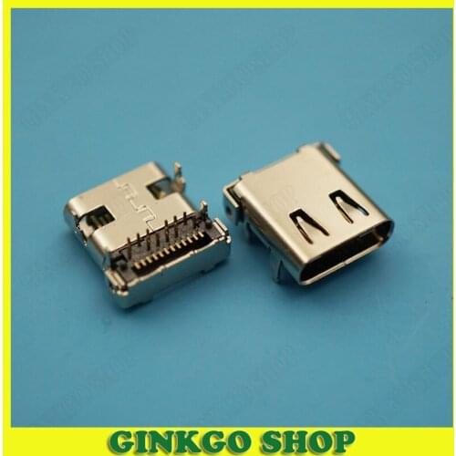 20pcs Type C USB 3.1 Female Socket 4 Feet Inline USB HD Transfer Interface Copper