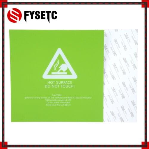 2x Sticker 3D Printer Frosted Heated Bed Sticker Green 220x220mm Hotbed Build Sheet Plate For Wanhao Anet A8 A6 MK3 Ender 5