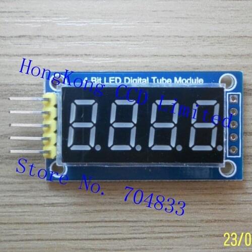 4 digital LED display module 595 drive four serial 4-Bit LED Digital Tube Module