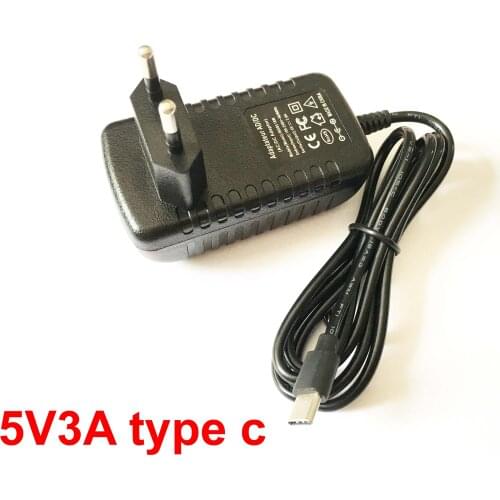 50PCS AC 100V-240V High quality DC 5V 3A 3000mA type C Charger for HUAWEI Power Adapter Supply EU plug