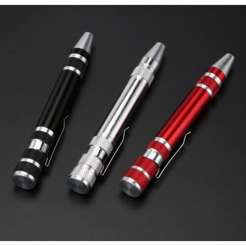8 in 1 Screwdriver Tool Set Hand Tools Repair Hand Tools Multifunction Aluminum Precision Mini Screwdriver Pen