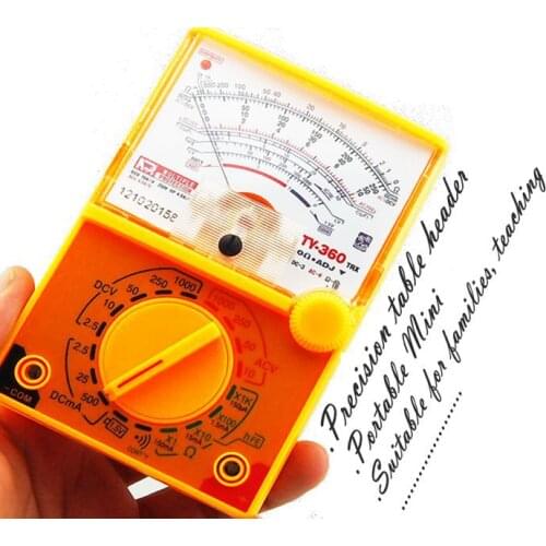 TY360TRX analog multimeter, pocket multimeter.Multi-functional, easy to carry