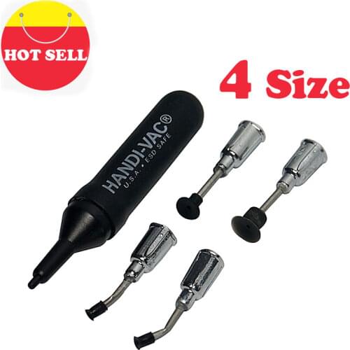 Anti-static Mini SMT SMD IC Chip BGA Vacuum Pump Suction Sucking Pen Picker Pick up Pickup Hand tool with 3 Suction Headers