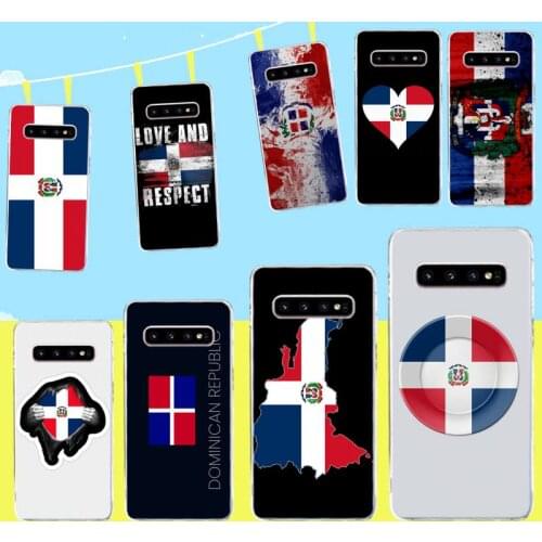 Dominican republic flag Coque Shell Phone Case for Samsung S9 plus S5 S6 S7 edge S8 S10 plus