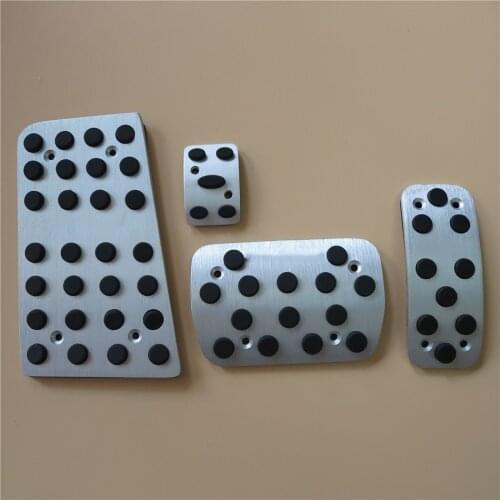 DEE Aluminium Car Accessories For Dodge JCUV Journey Accelerator Brake Foot Rest AT Pedal Pad Non-slip Plate,Car Styling Sticker