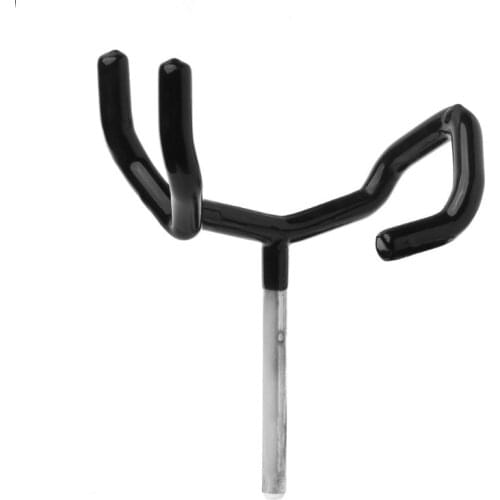Easy Hood Metal Audio Boom Pole Support Holder Stand For Microphone C-Stands Black
