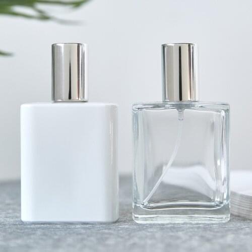 30ML 50ML Perfume Sub-bottle Spraying Light-proof Glass Press Liquid Spray Bottle Large Capacity High-end Perfume Sample Bottle