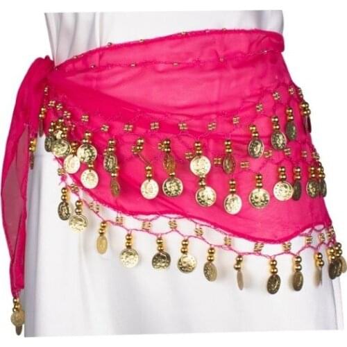 Henna Workshop Belly Dancer Shakira belt 2 Pcs fuchsia party material