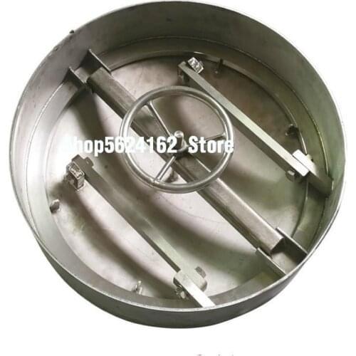 Round Handwheel Manway Cover Chute Side Manhole SS304 Tower Tank Ventilation Manhole Top Steering Wheel Handwheel Manway CoveR